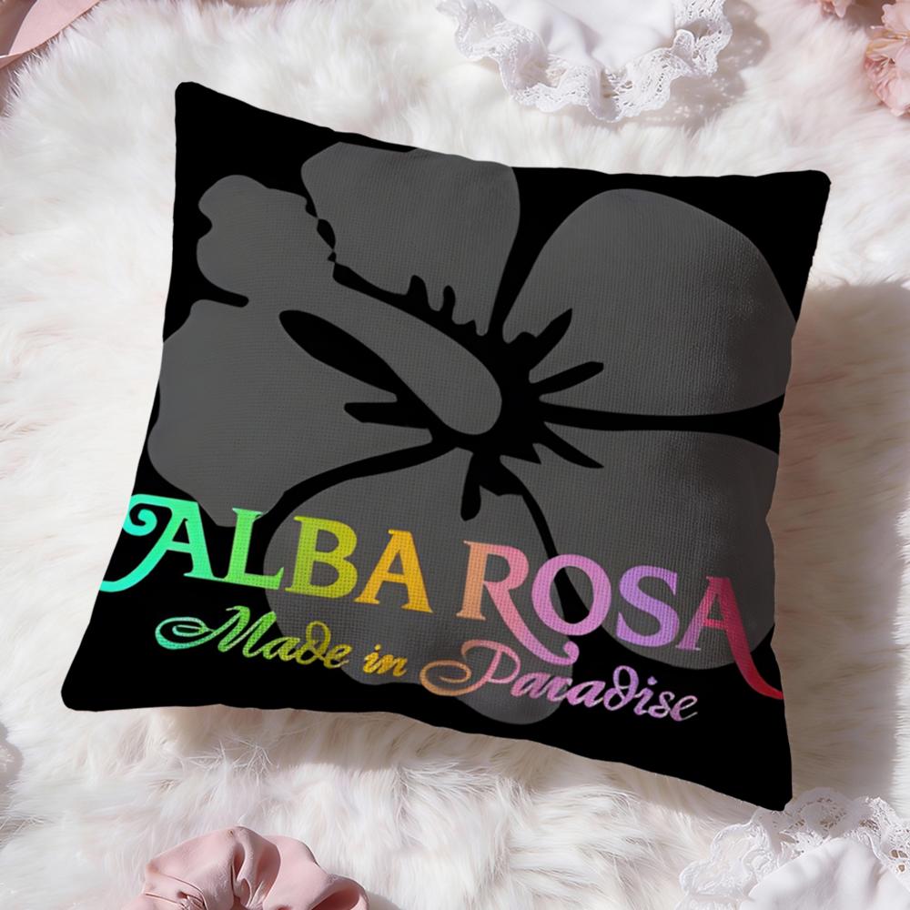fashion a-Alba Rosa Cushion Cover Premium Comfort Reversible Pillow Cove -Two in One Design for Any Room & Car Interior