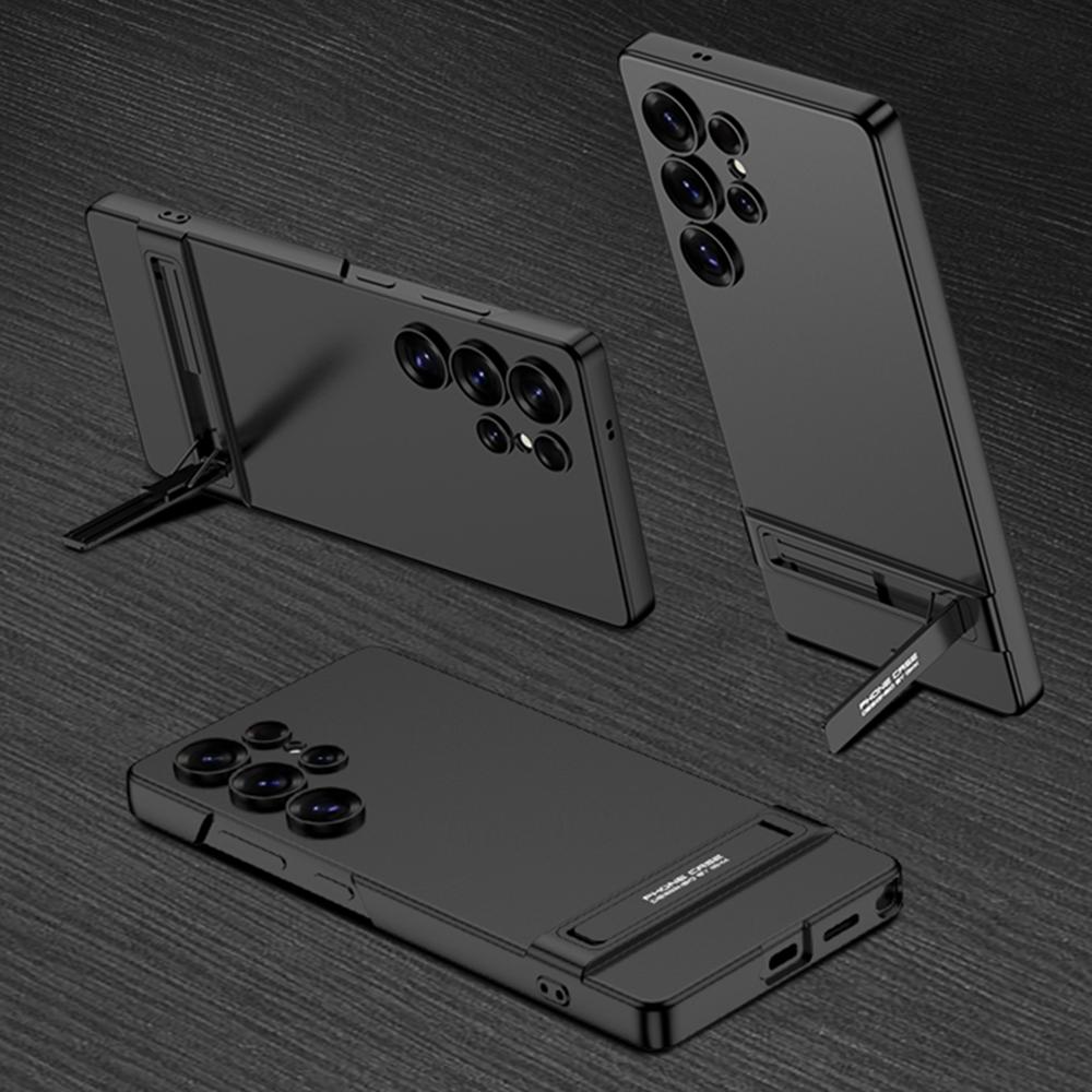 

For Samsung Galaxy S25 Ultra Kickstand Case Hard Slim PC Phone Back Cover Silver