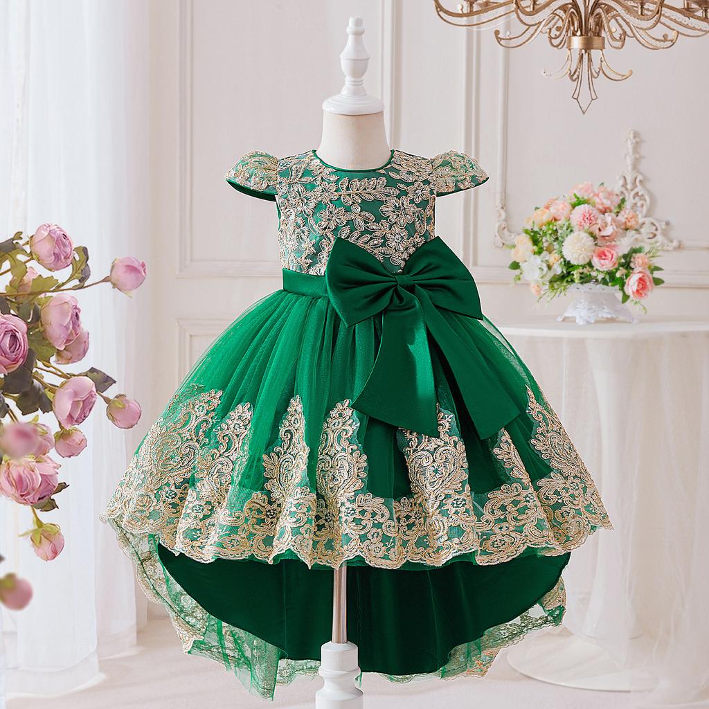 New Flower Girl Princess Wedding Dress for Children