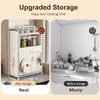 Narrow Design Pull Out Shelf Dustproof Countertop Organizer Sturdy Storage Rack  Kitchen Use