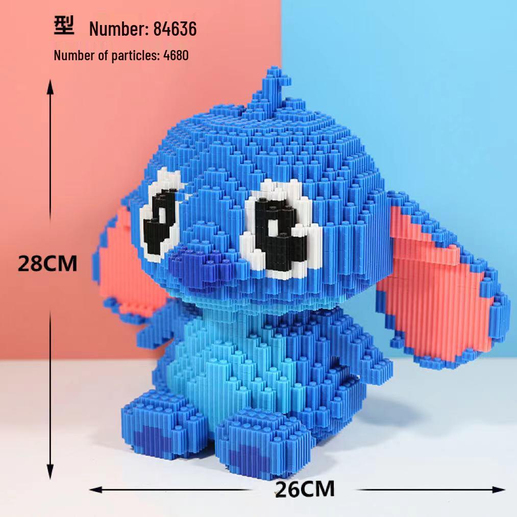 Girls' Compatible Lego: Violent Bear Building Block Series - Educational Micro-Block Interlocking Toys & Gifts