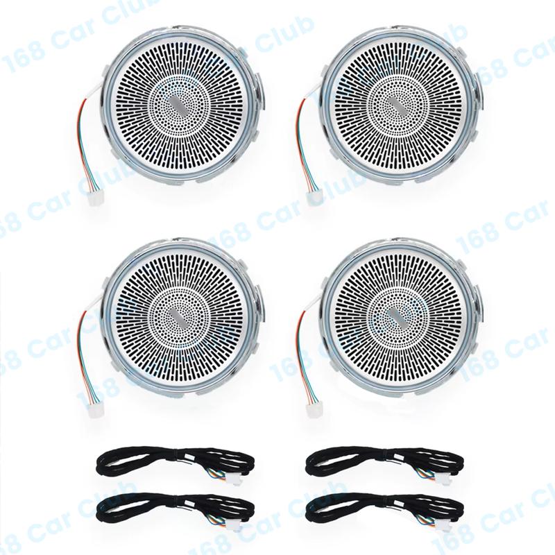 LED Ambient Lights For Mercedes Benz W205 W213 X253 W238 C/E/GLC Class E Coupe Car Door Horn Decorative Shell New Speaker Cover