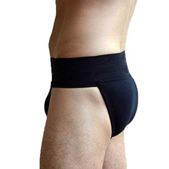 KNK Trainer Cotton Gym Supporter (Pack of 2) – Multi-Sport Brief with Cup Pocket Black 2XL