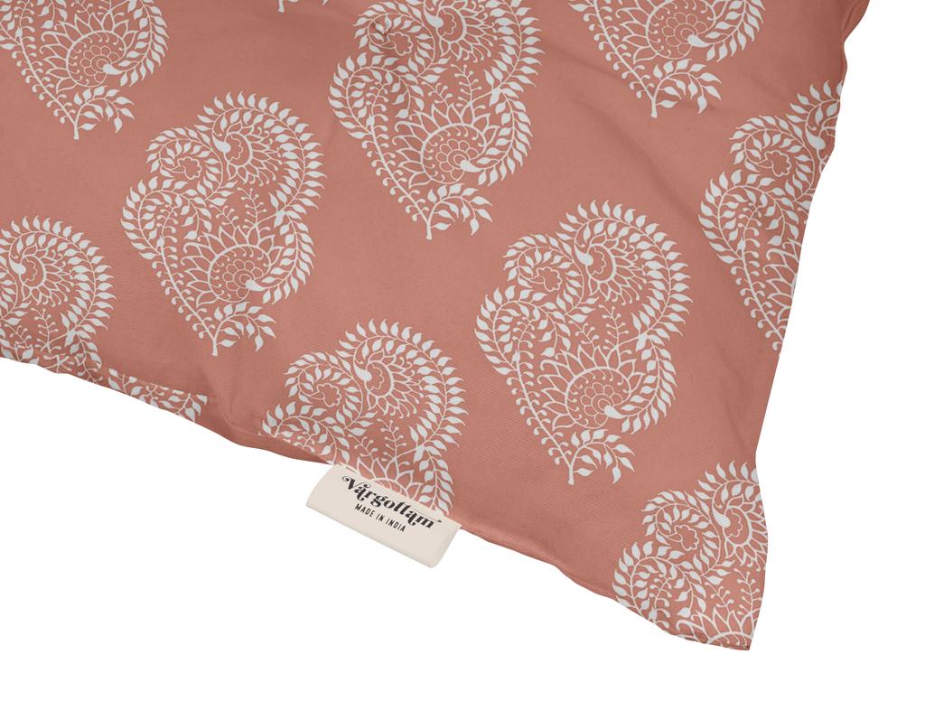 Vargottam Indoor Outdoor Tufted Printed Square Seat Patio Cushion Set Of 2 Water Resistant Patio Furniture Seat Cushion 19,inches, Purple |