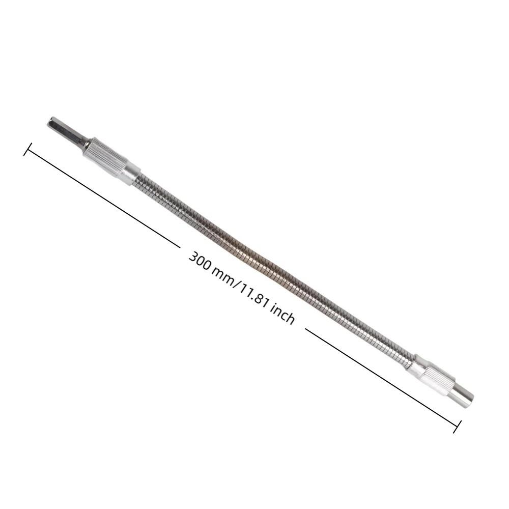 1/4 Inch Hex Shank Flexible Drill Bit Extension Bendable Screwdriver Bit Link For Home Repairs