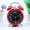 4-inch Metal Spray Painted Digital Alarm Clock Night Light Black Digital Clear Font