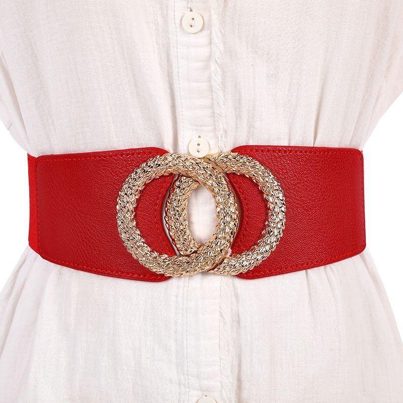 Stylish And Comfortable Black Elastic Waist Belt For Women Ideal For Dressy Casual Wear