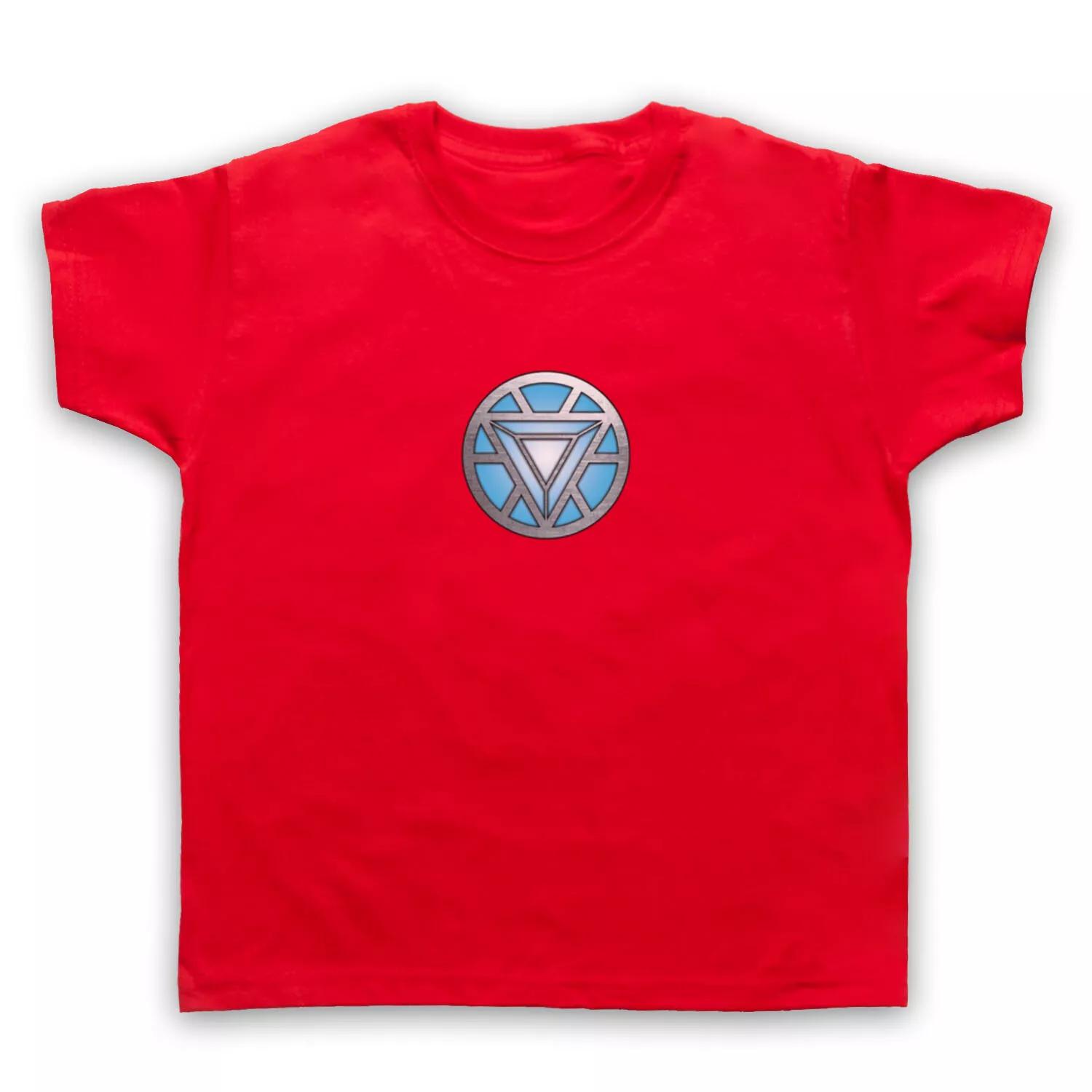 

CHEST ARC REACTOR IRON UNOFFICIAL MAN TONY STARK FILM KIDS CHILDS Boys Baby Children T-shirt 150