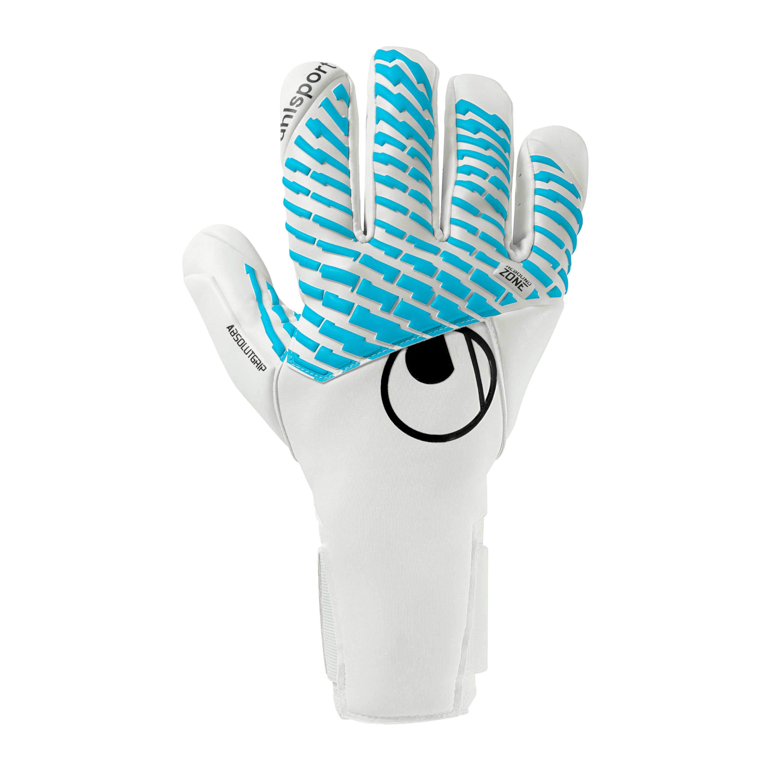 

uhlsport Cybertech Absolute Grip Half Negative Soccer Goalkeeper Gloves 01 (1011379 9)