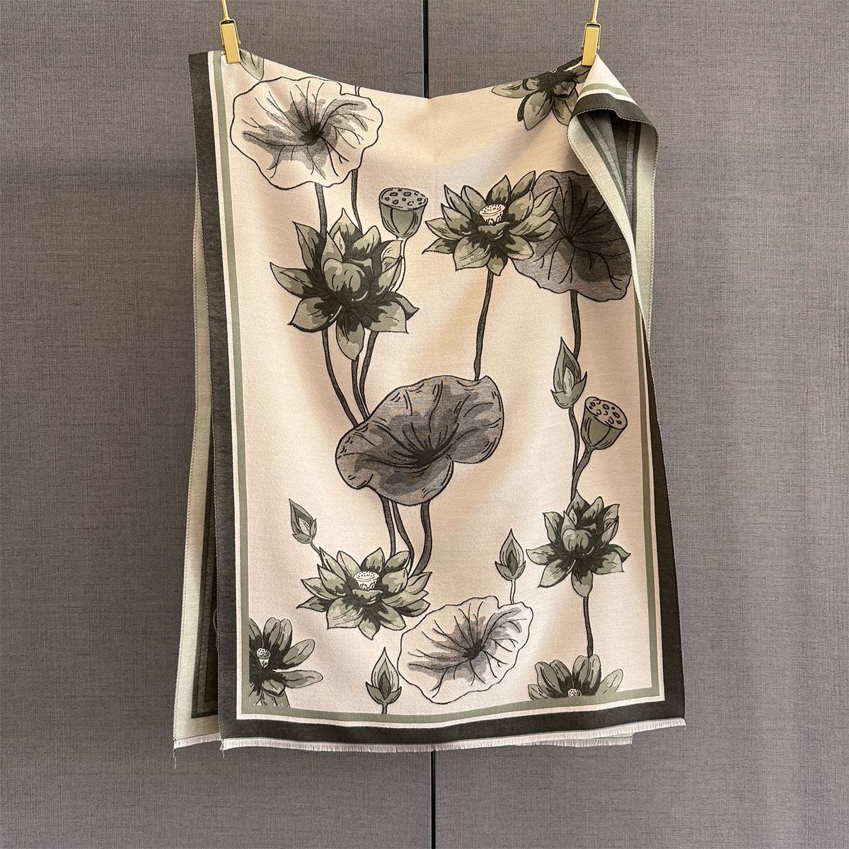 

Luxury Cashmere Scarf Winter Women Pashmina Shawl Warm Blanket Wraps Female Thick Scarves Bufanda Versatile Stole Echarpe 192x67cm