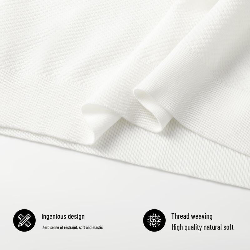 Shanshan Men's Summer Silk-Linen Knitted Polo Shirt