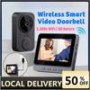 Doorbell Wireless With Camera And Intercom Night Version Video Doorbell With Screen Smart Door Eye For Home 4.3 Inches