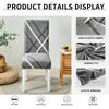 Dining Chair Slipcover,High Stretch Removable Washable Chair Seat Protector Cover for Home Party Hotel Wedding Ceremony 4/6pcs