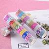 50PCS Glitter Washi Tape Stationery Scrapbooking Decorative Adhesive Tapes DIY Color Masking Tape School Supplies Papeleria
