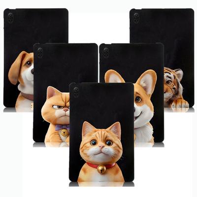 Cartoon Puppy Cat Απαλή μαύρη προστατευτική θήκη TPU για Honor Pad X8A Pad9 Αντικραδασμικές θήκες tablet για Huawei MediaPad T5 T10s MatePad SE Air