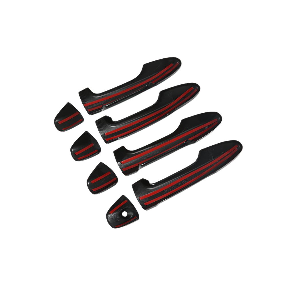Auto Car Exterior Outer Door Handle Anti Scratch Protector Parts Cover Accessories Body Kits for Toyota Hilux Travo 2015-2026