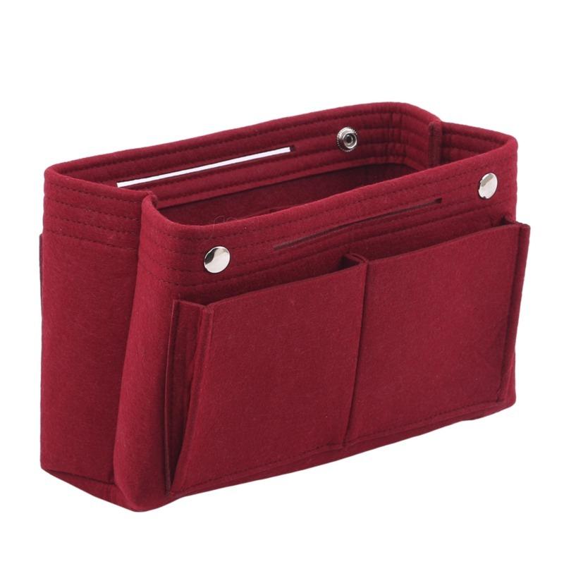 Handtascheneinsatz Tasche Vertraulicher Geldbörsen-Organizer Tragbare Filzeinsatztasche Innentasche Reisetasche Einsatz Organizer Aufbewahrungsbeutel