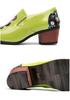 Men's Ethnic Style Autumn Floral Leather Shoes - Pointed Toe, Increased Height, Large Size, Formal & Casual, European & American Design.