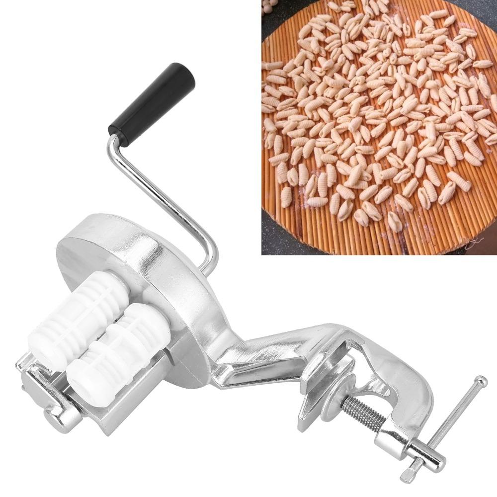 Silver Macaroni Maker Aluminum Alloy Manual Pasta Extruder Pasta Maker Machine Pasta Lovers