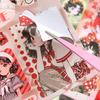 1book/30pcs Vintage Cartoon Girl Theme Sticker Book, Retro Patterns for Journal Decoration, Scrapbooking DIY Crafts