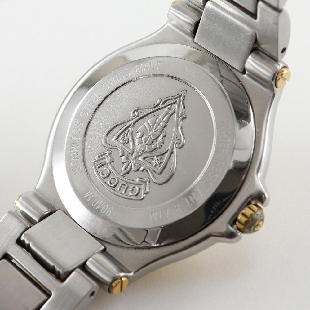 GUCCI Watches 9040M IvoryDial Stainless Steel Quartz Analog display mens Used