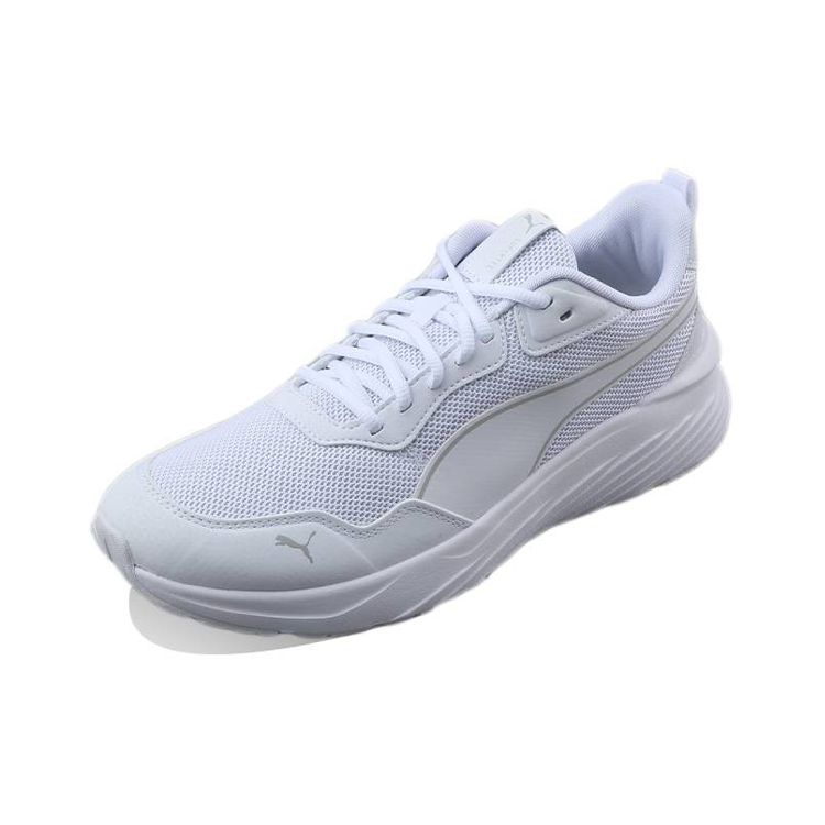 Puma Supertec Zero Round Toe Comfortable Fabric Shock Absorption Non-Slip Wear-Resistant Lightweight Low-Top Running Shoes Unisex Sneakers 384642-02