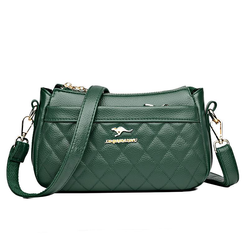 

Женская сумка люксового бренда с тремя карманами, новые кожаные сумки и кожаная сумка через плечо