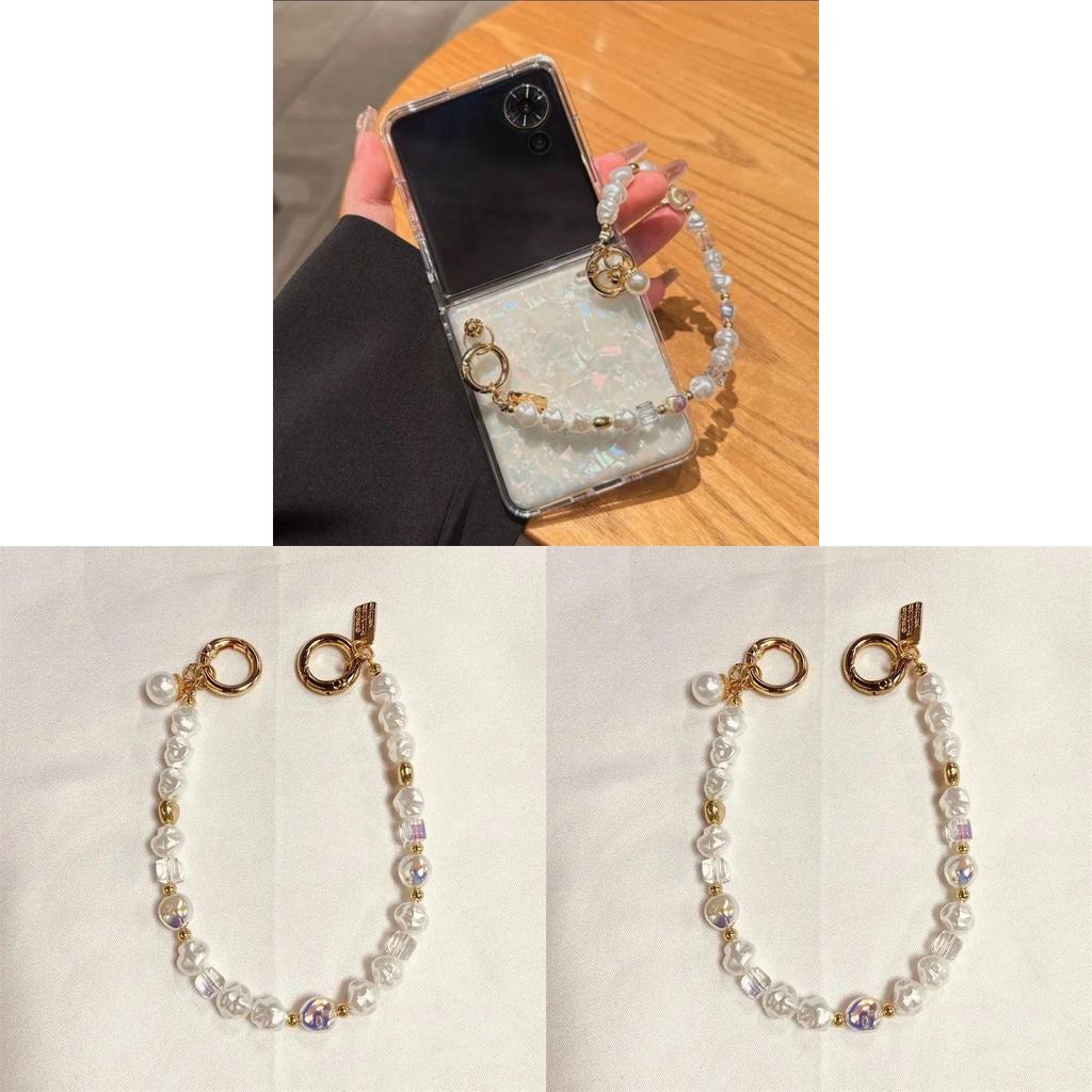 Pvc Phone Lanyard With Crystal Beads For Women And Men