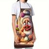 Crying Grandma Onion Chopping Print Apron, A Fun and Novel Kitchen Accessory, Unisex Fit for Both Men and Women Apron