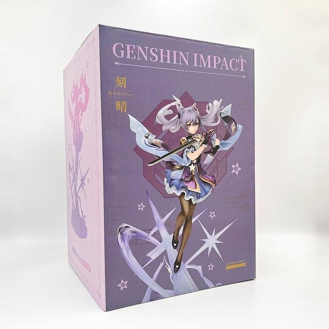 27cm Genshin Anime Figure Genshin Impact Raiden Shogun /Keqing /Mona Action Figure Collectible Model Toys