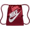 Nike Heritage 1L New Year Drawstring Bag Portable Versatile Fabric Backpack Women Backpack Deep-Team-Red White DC4245-613