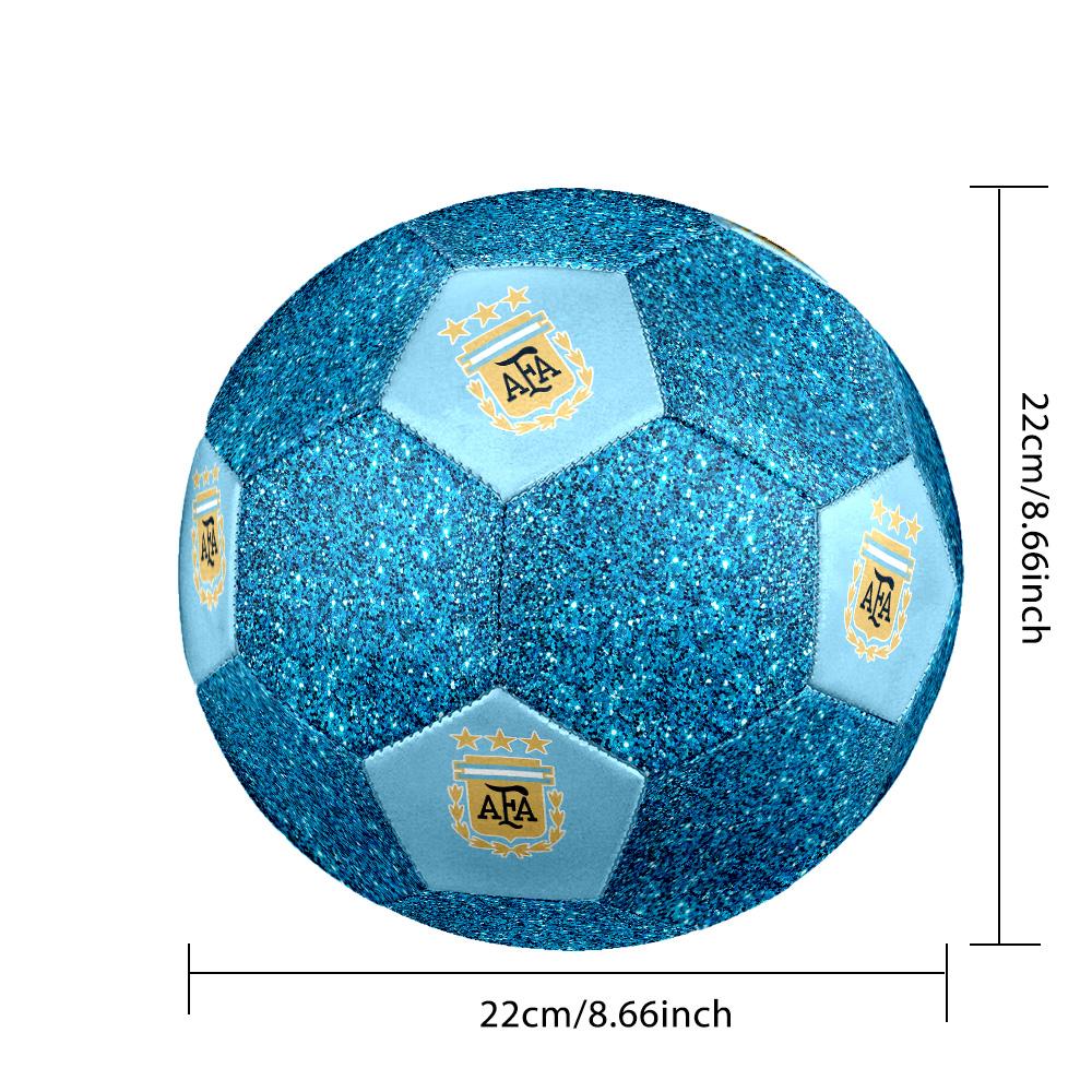 Soccer Ball Argentina Size 5 Soccer Football Machine Sewn Indoor/Outdoor Training and Matches Perfect Commemorative Gift for Soccer Lovers