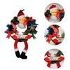 Christmas Door Wreath Santa Claus Door Hanging Wreath Party Decorations