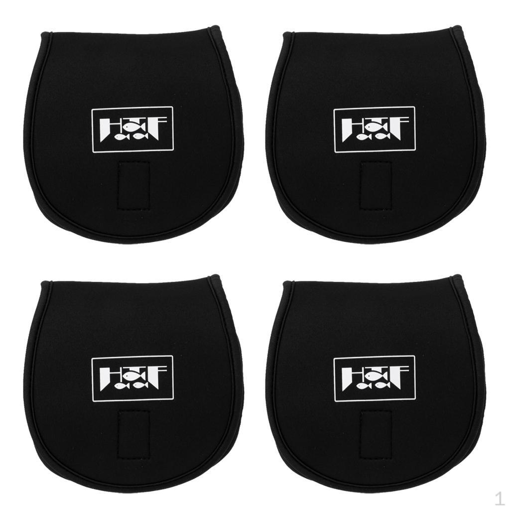 

4x Неопреновый чехол для рыболовной катушки, противоударный, для вращающейся катушки, чехол для хранения, XL