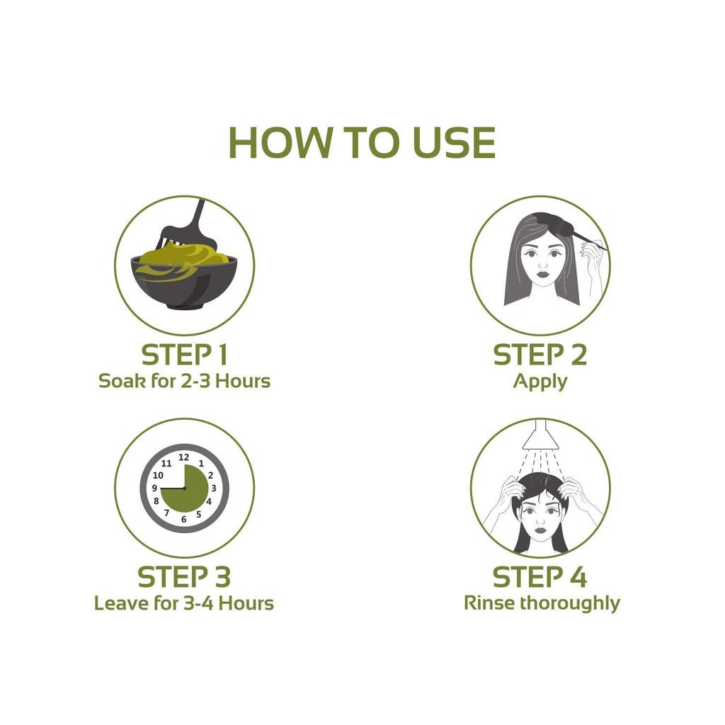 Neha Herbals Natural Mehandi Powder Pack Of 2 For Soft Hair Color And Conditioning Henna Based Herbal Hair Care 140 g Each Safe Home Hair Dye