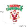 Christmas Brooch Set Santa Snowman Tree Pin Popular In Europe & US | Festive Lapel Pins for Xmas Sweater Decoration Men Women Body Accessories