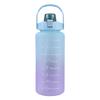 Water Bottle Time Marker 2L Extra Large Motivational Sport Bottle With Straw ARI