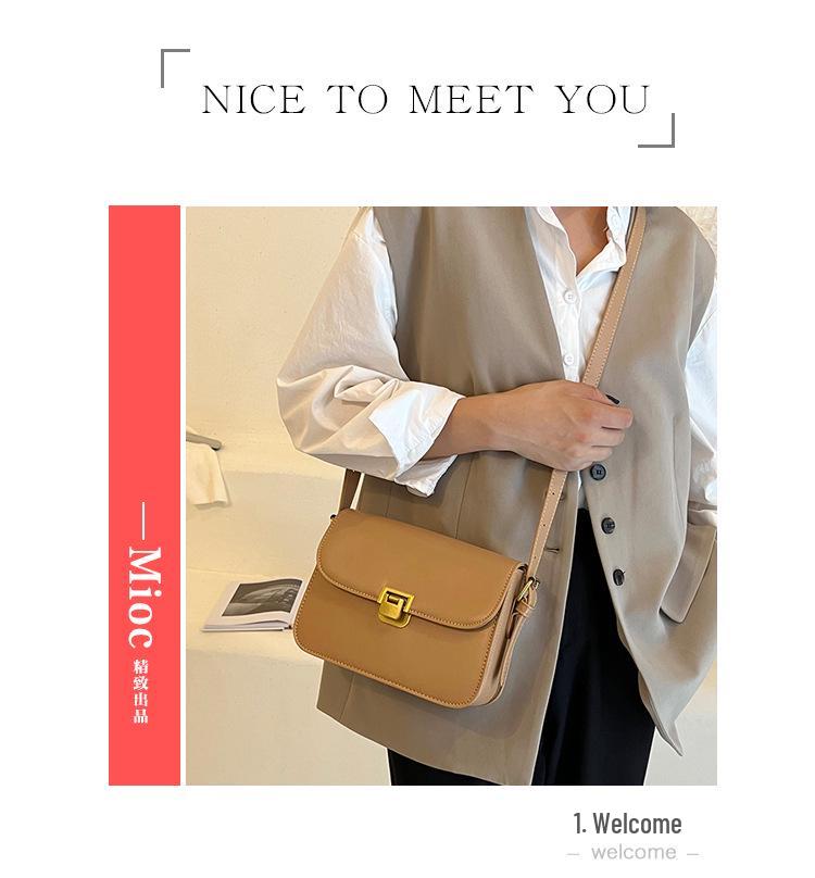 2026 Stylish High-End Tofu Bag: Versatile Single Shoulder & Crossbody