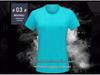 Women's Quick-Dry Mesh Printed Sports T-Shirt - Summer Round Neck, Short Sleeve, Sweat-Wicking, Ice Silk Fabric for Running & Fitness