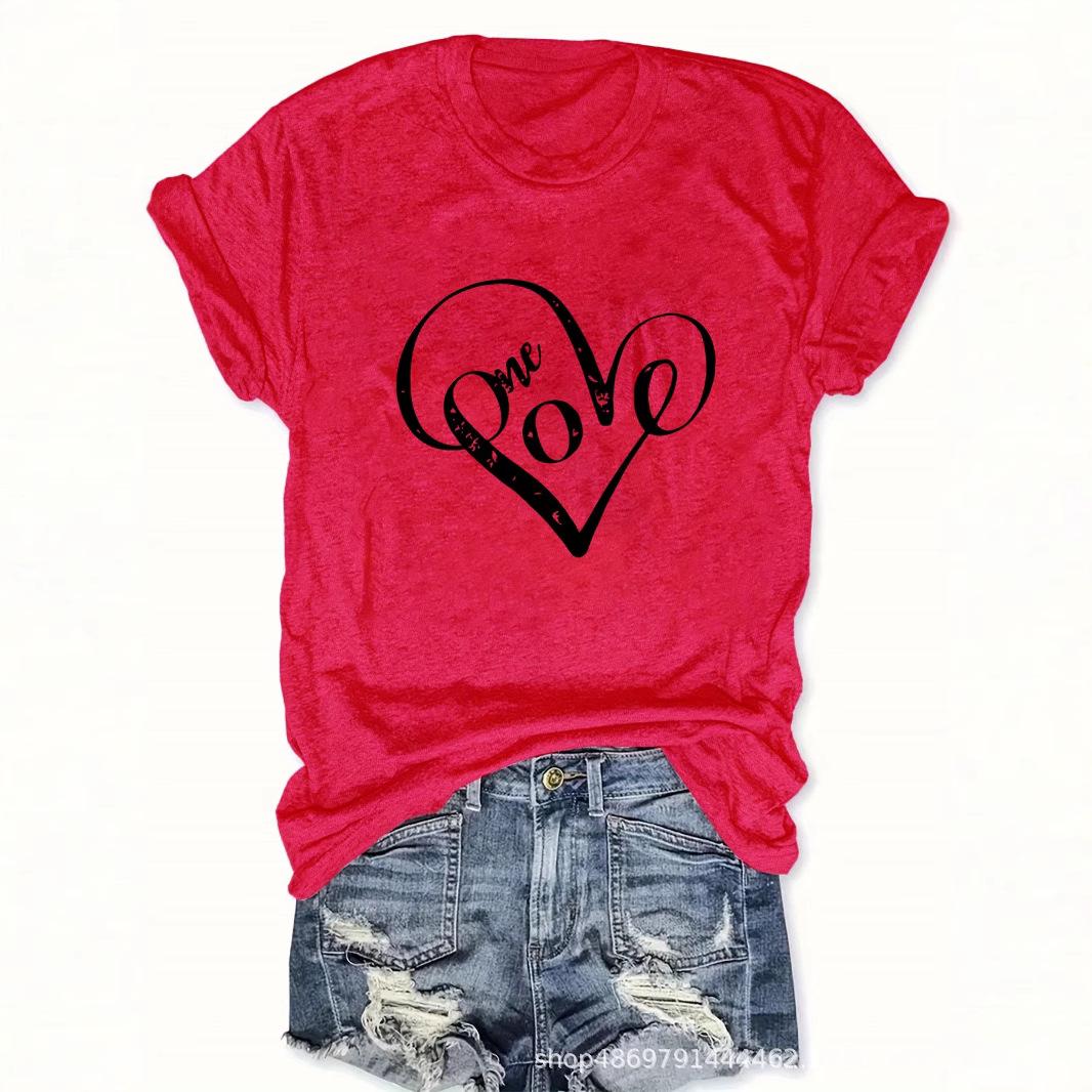 

Women s Round Neck Fashion T-Shirt for Cross-Border Trade L