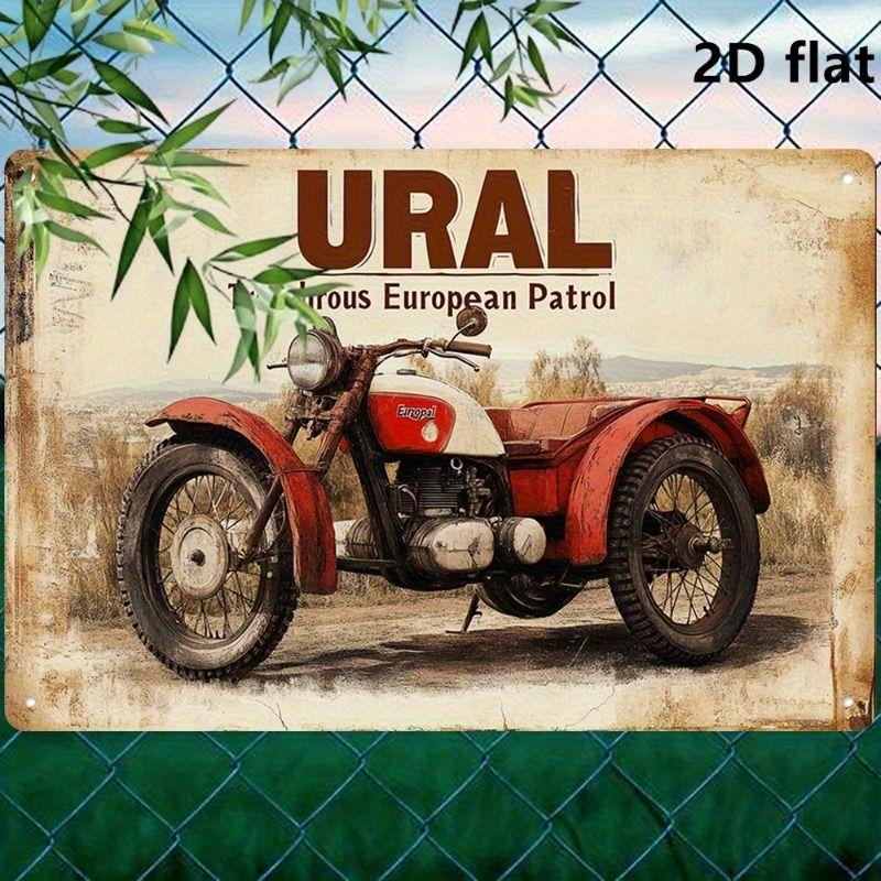 Vintage Tin Sign Retro Motorcycle Garage Wall Decor Bar Man Cave Artwork