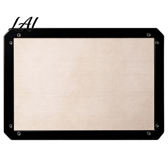 Heat Resistant Oven Liner Silicone Fiber Baking Mat with Button Non-Stick Safe Rectangle Tray Leakproof Reistant Snap to Form Kitchen Gadget