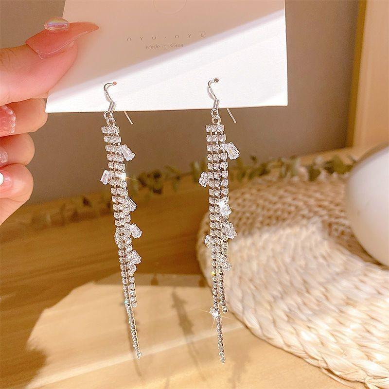 S925 Silver Tassel Earrings - 2025 Light Luxury, High-End Design for Women