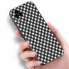 Czarne Białe Kraciaste Zebra Etui na Telefon Dla Xiaomi POCO F2 F3 M2 M3 M4 X3 X4 Pro NFC F4 GT 5G F1 X2 C3 C31 C40 M5S TPU Czarny Pokrowiec