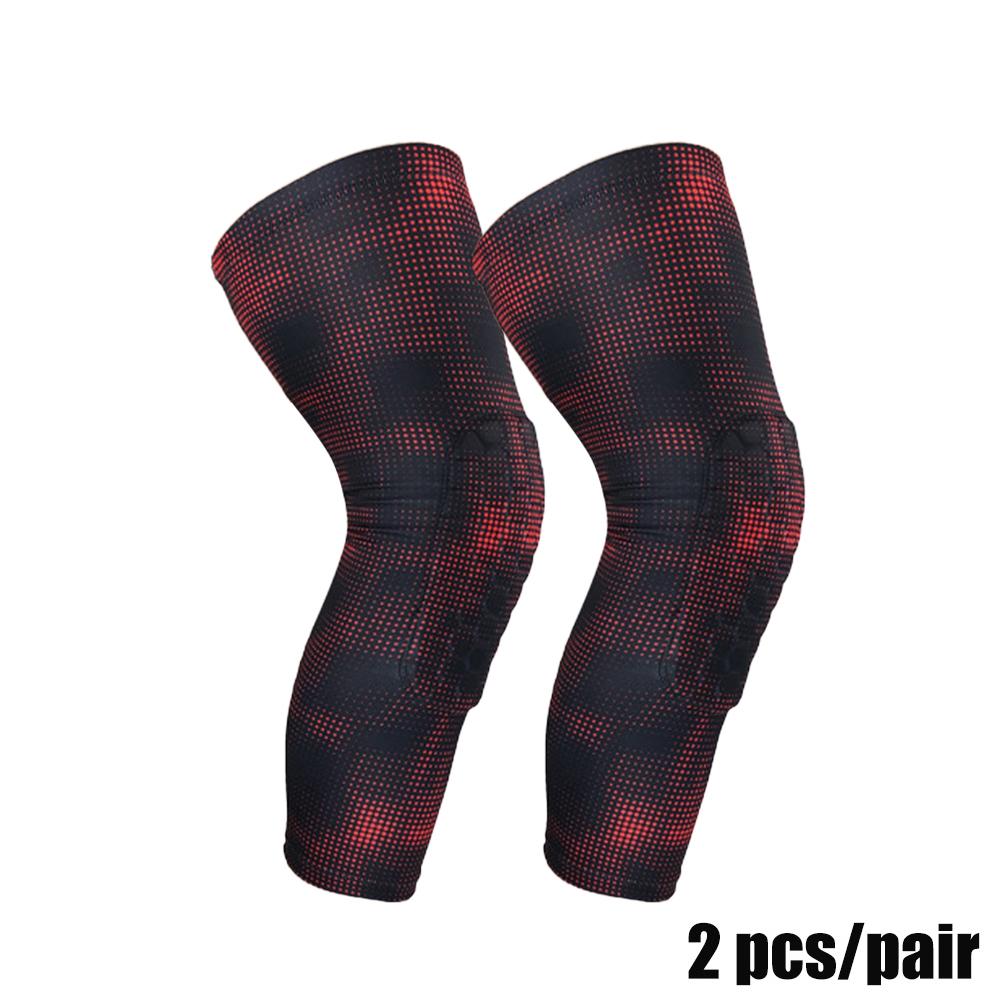 1 Pair Basketball Knee Pads Athletic Protector Leg Compression Sleeve Honeycomb Brace Kneepad Fitness Gear Volleyball Gym Support