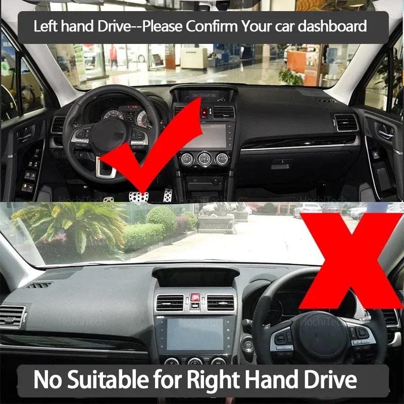 Anti-Slip Dashboard Cover Protective Pad Car Accessories Sunshade Carpet for Subaru Forester Xv 2013-2018 SG SH