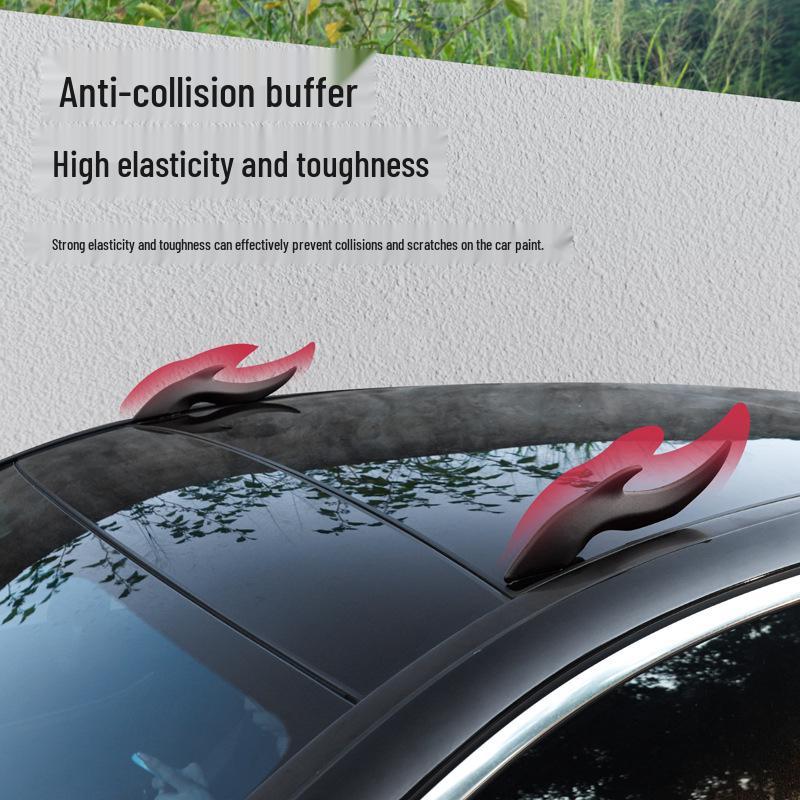 Universal Dragon Horn Car Roof Decoration: Creative Sedan Exterior Light Flow Fin Modification