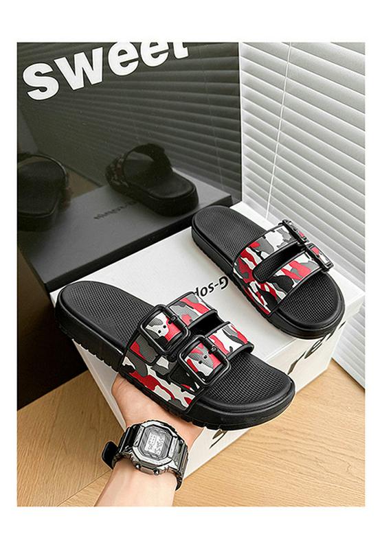 New Men's Trendy Summer Fashion Outdoor Sandals: Simple Beach Slippers for Couples