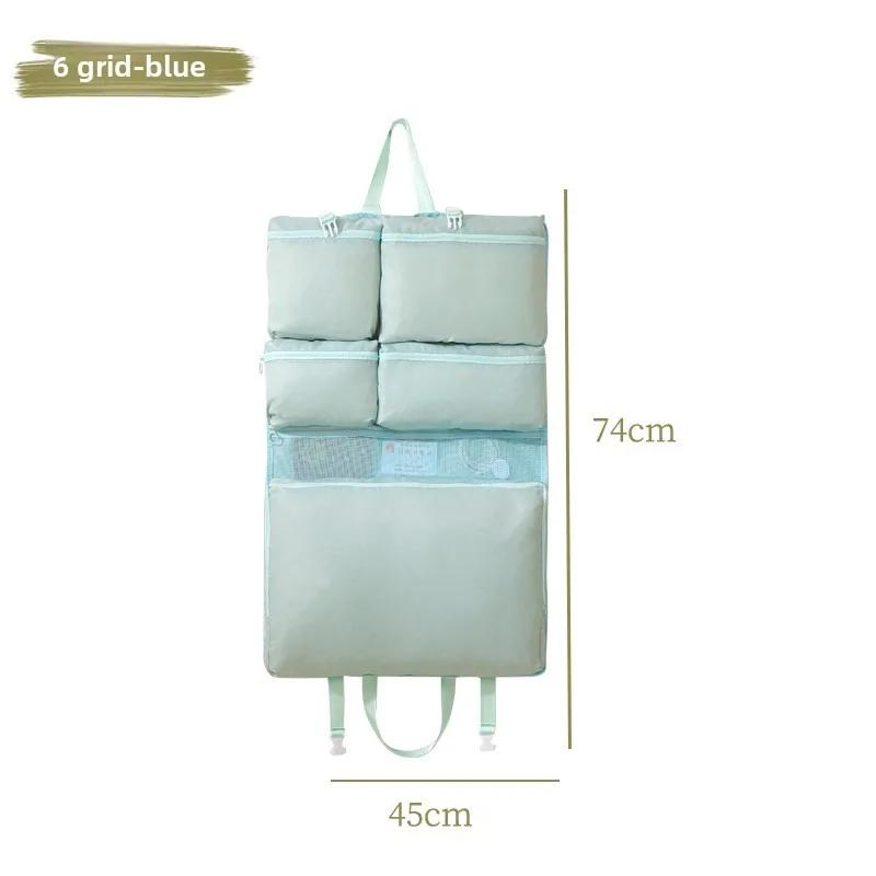 Foldable Travel Storage Bag, Travel Hanging Bag with Pockets - Multi Compartment Storage Hanging Bag