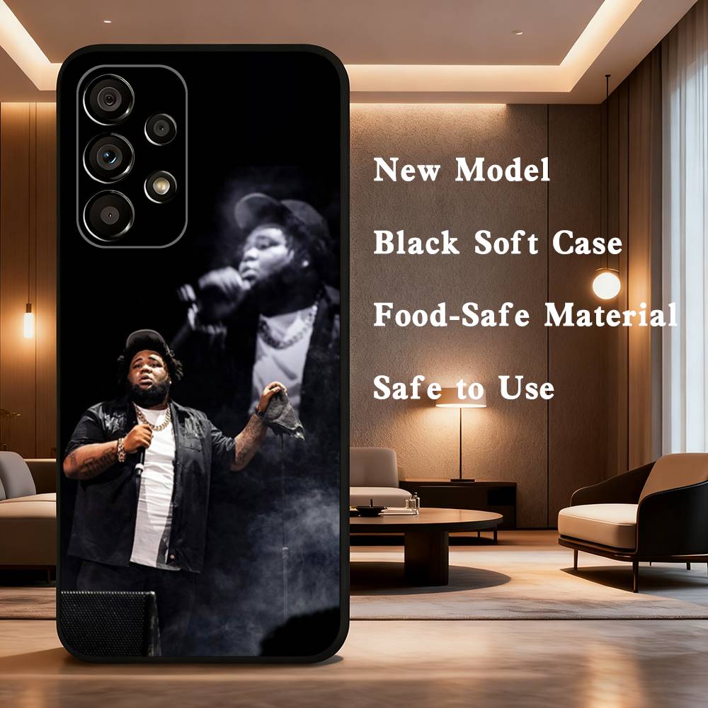 Singer R-Rod W-Wave Cool Phone Case For Samsung Galaxy A73,31,8,9,53,32,72,41,J7,52,71,22,Note Soft Black Silicone Cover